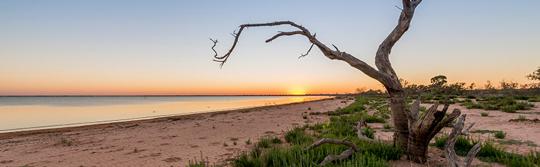 Sonnenuntergang, Kinchega National Park