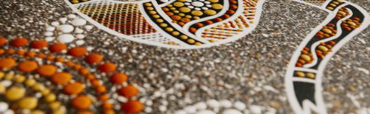 Aboriginal artwork for sale at the Blak Markets on Bare Island, La Perouse