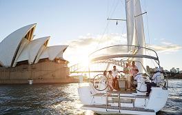 Yacht sailing, Sydney Harbour