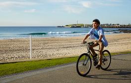 Radfahren am Wollongong Beach, Wollongong