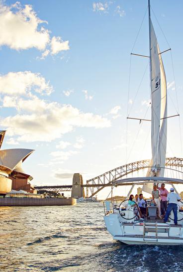 Segeln am Sydney Harbour